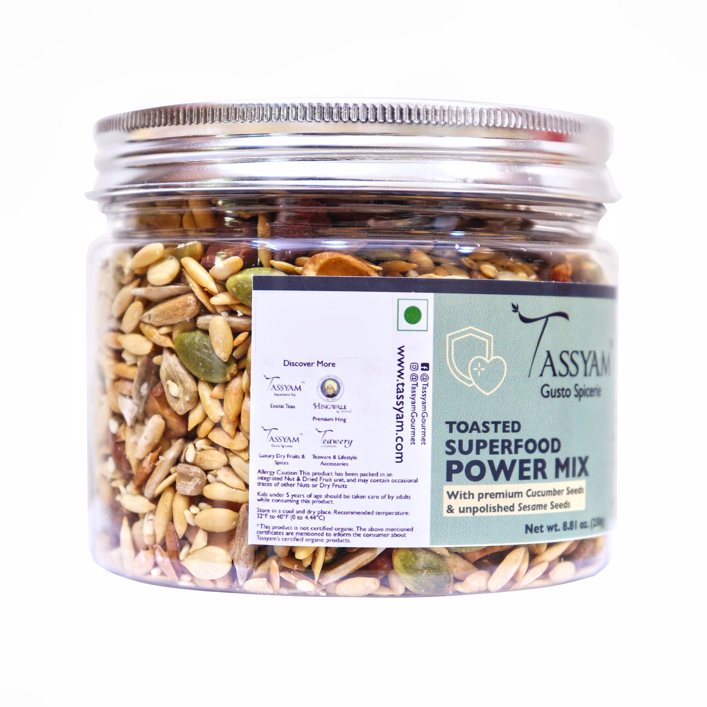 Superfood Power Mix of 9 Toasted Seeds & Nuts 250g