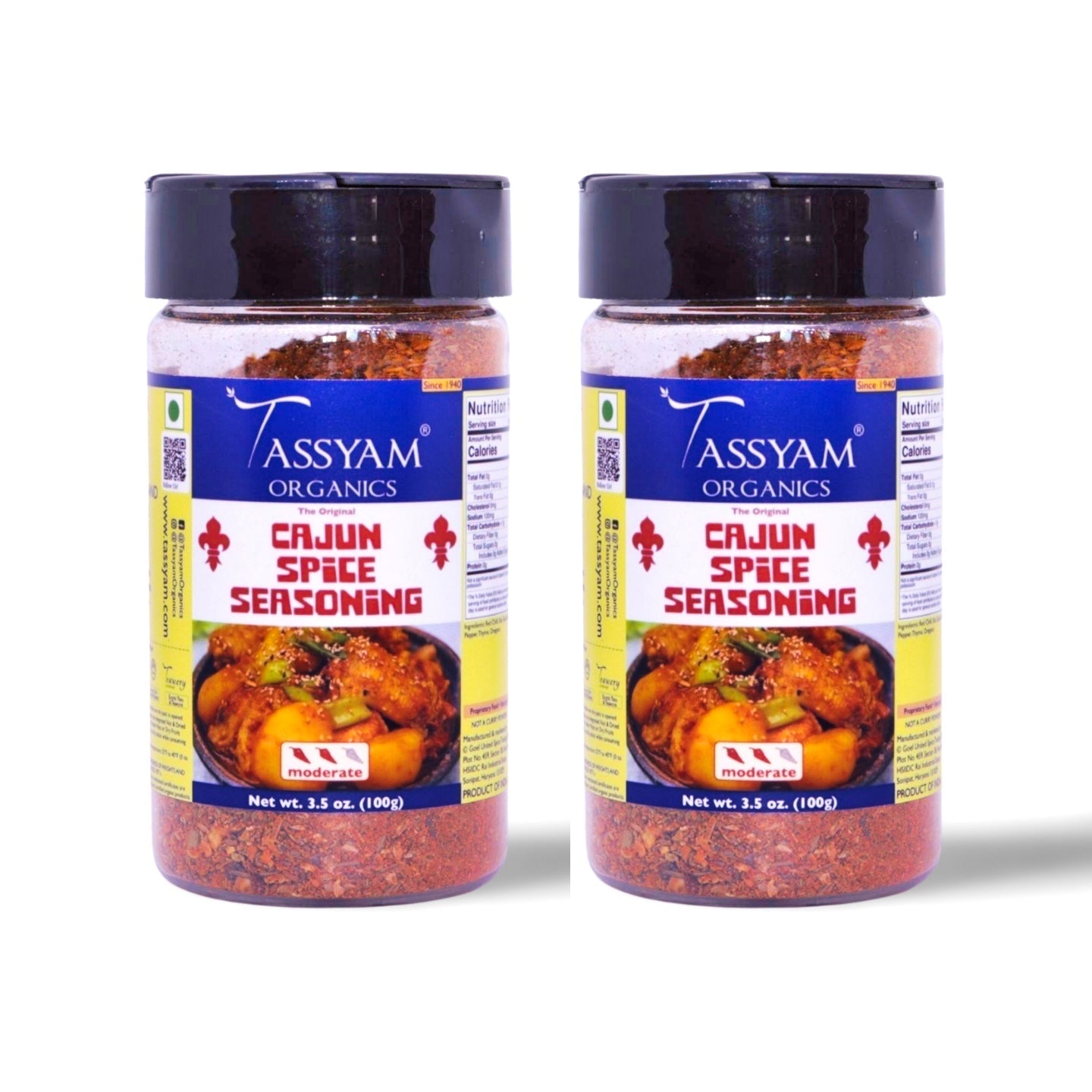 Cajun Spice Seasoning - Tassyam Organics