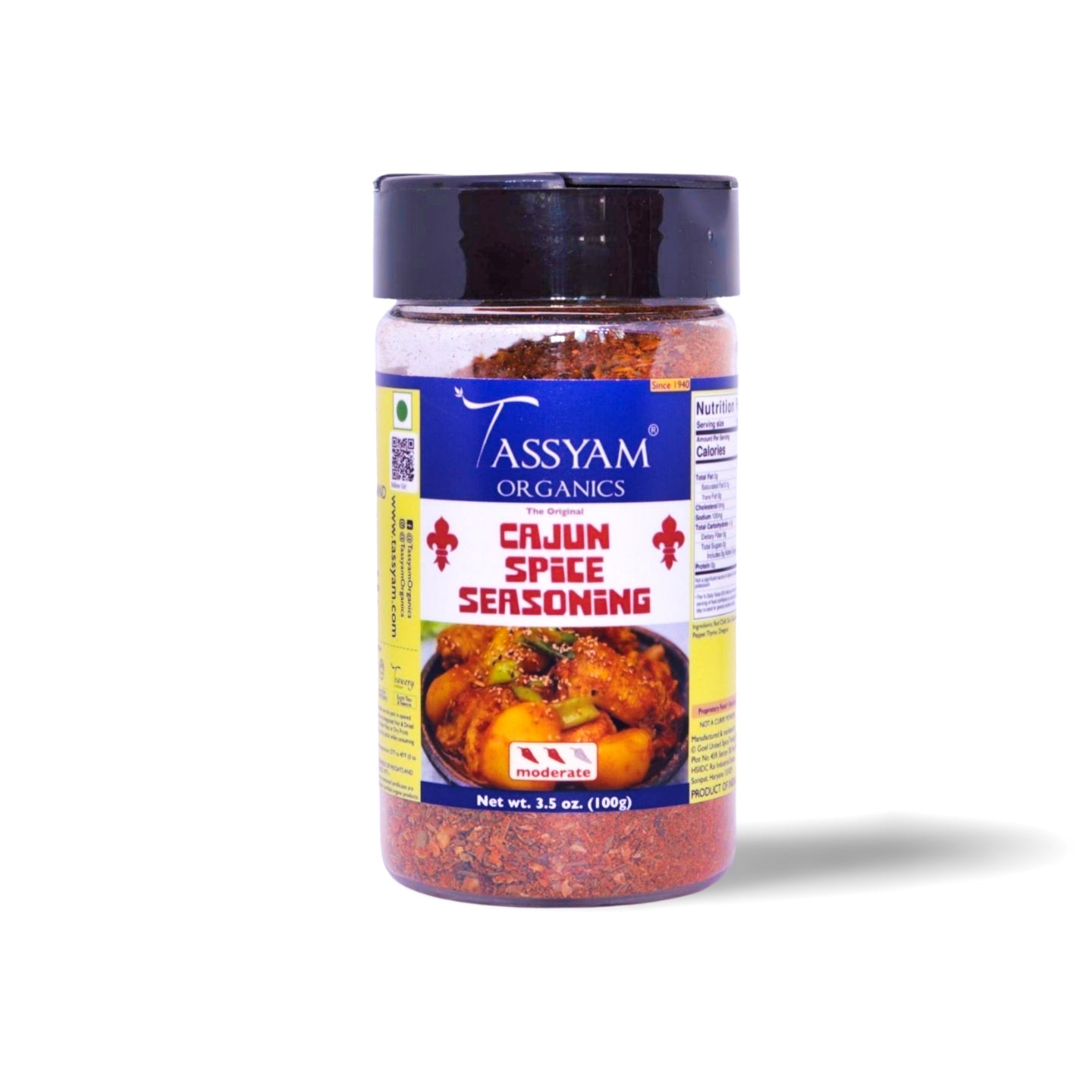 Cajun Spice Seasoning - Tassyam Organics