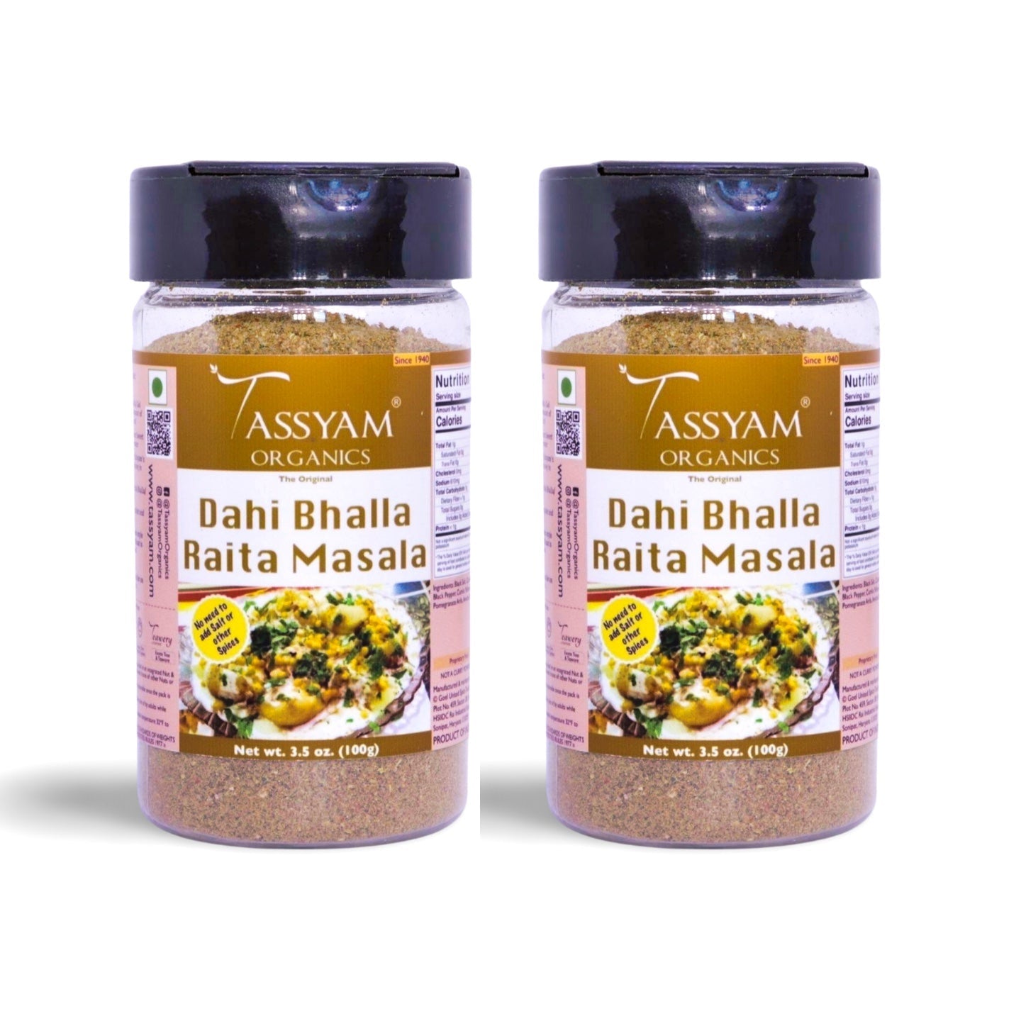 Dahi Bhalla Raita Masala - Tassyam Organics