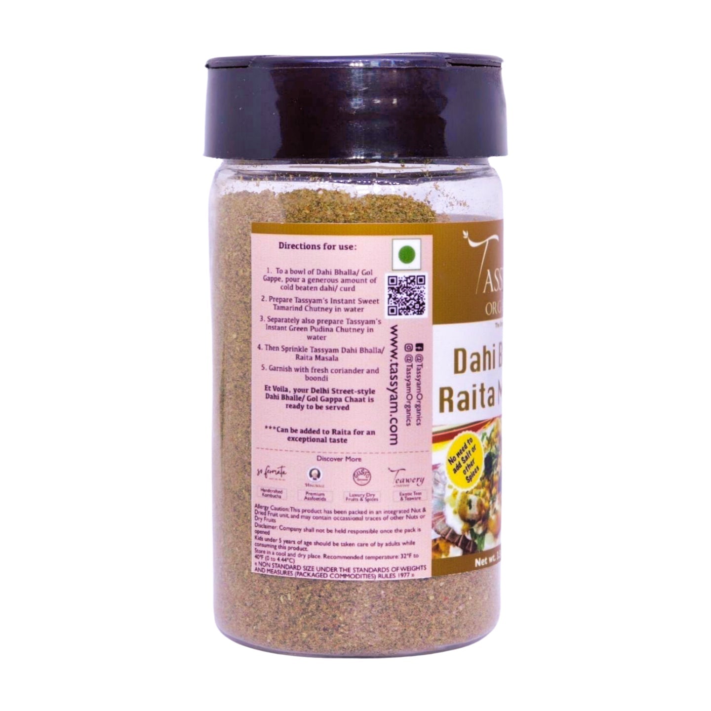 Dahi Bhalla Raita Masala - Tassyam Organics