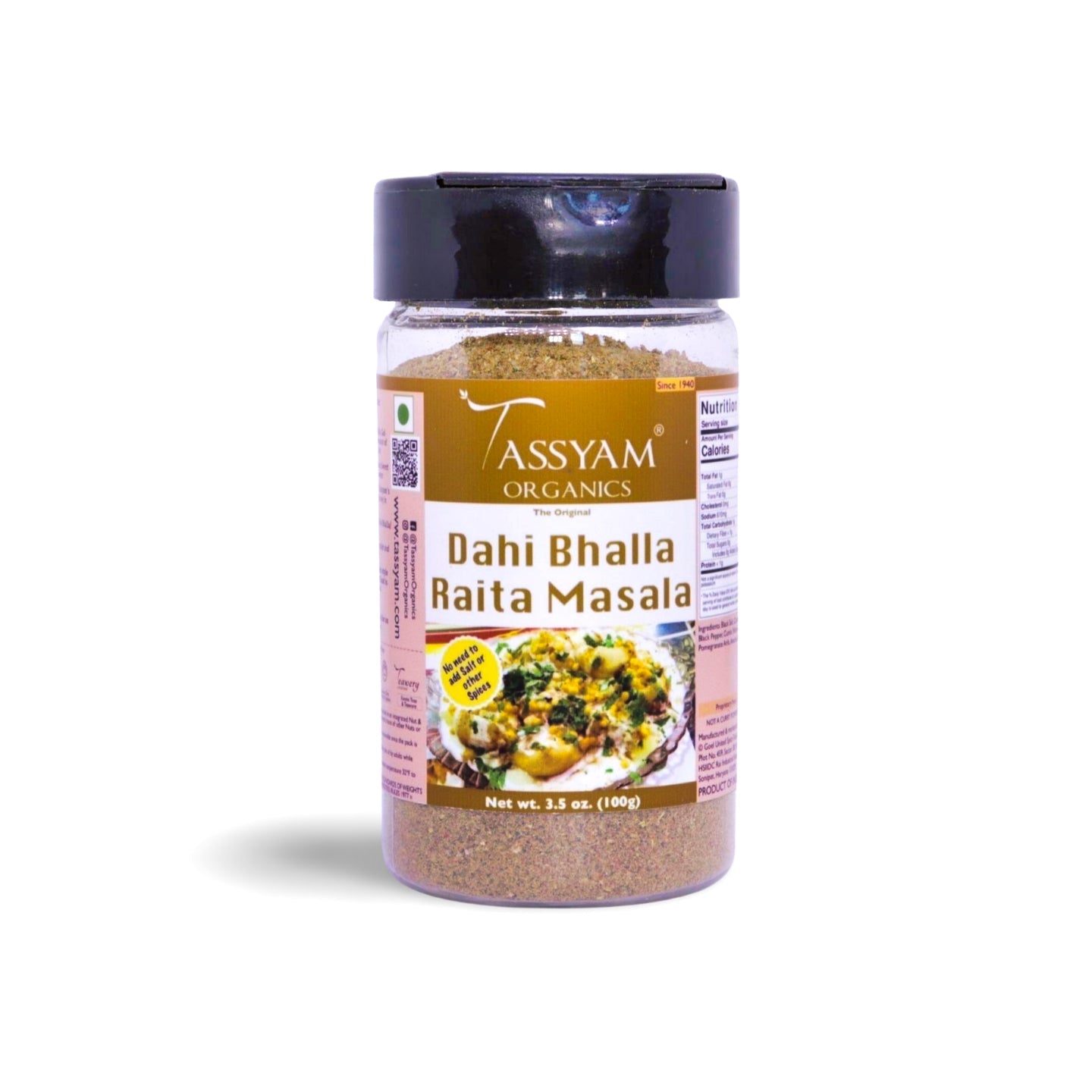 Dahi Bhalla Raita Masala - Tassyam Organics