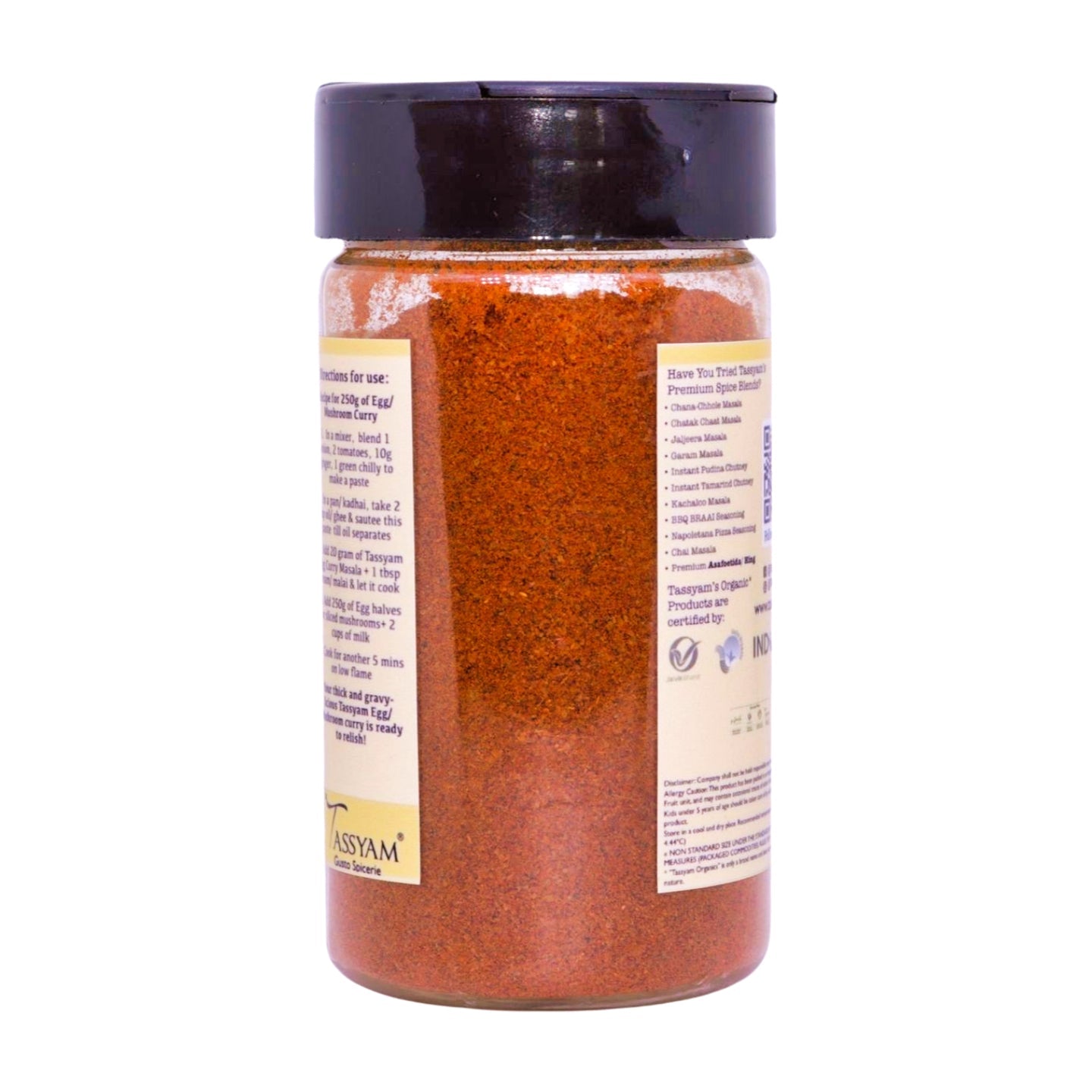 Egg Curry Masala - Tassyam Organics