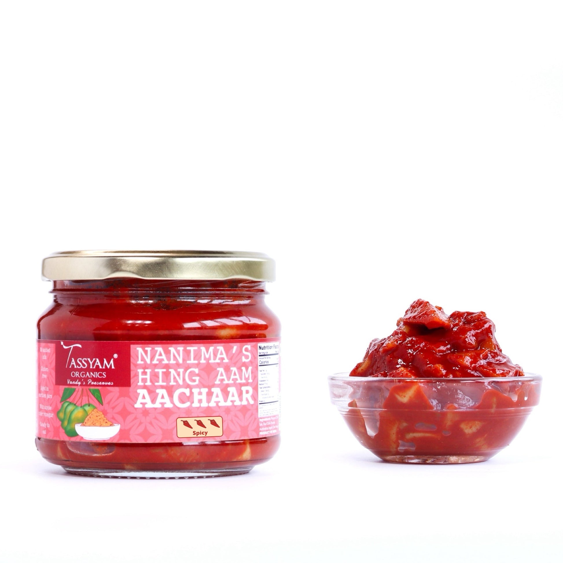 Hing Aam Aachaar (Oil Free) - Tassyam Organics