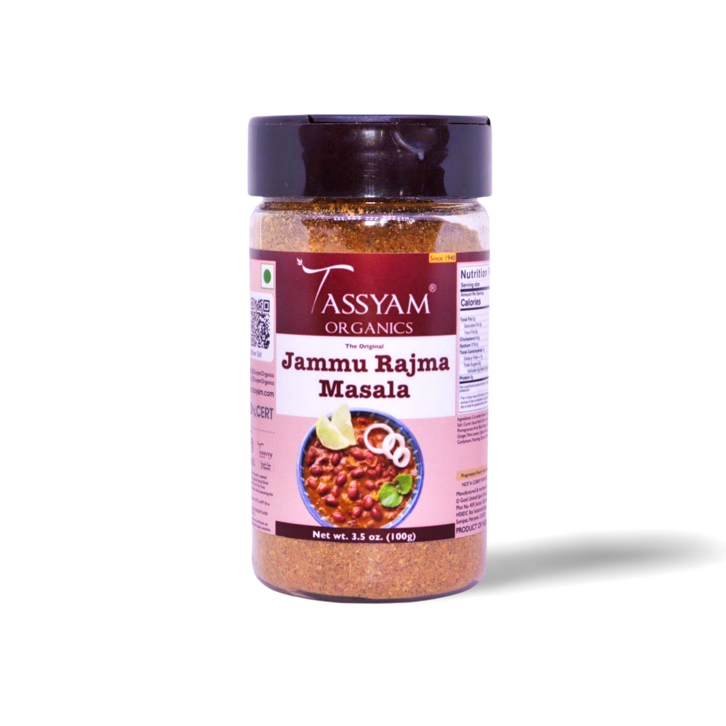 Jammu Rajma Masala - Tassyam Organics