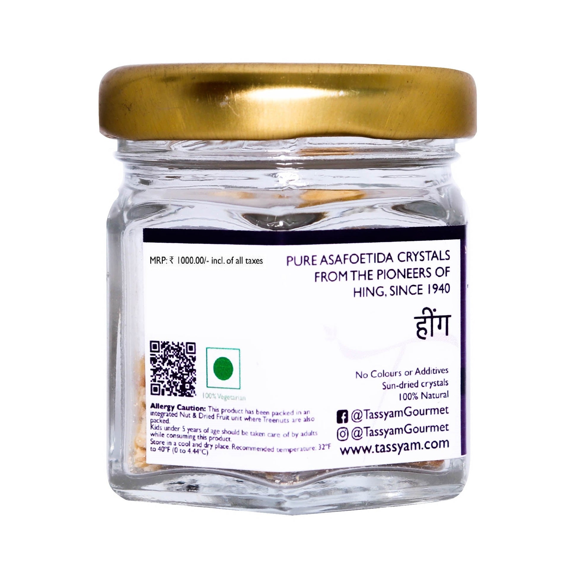 Laxmi Chand Strong Raw Hing Crystals - Tassyam Organics