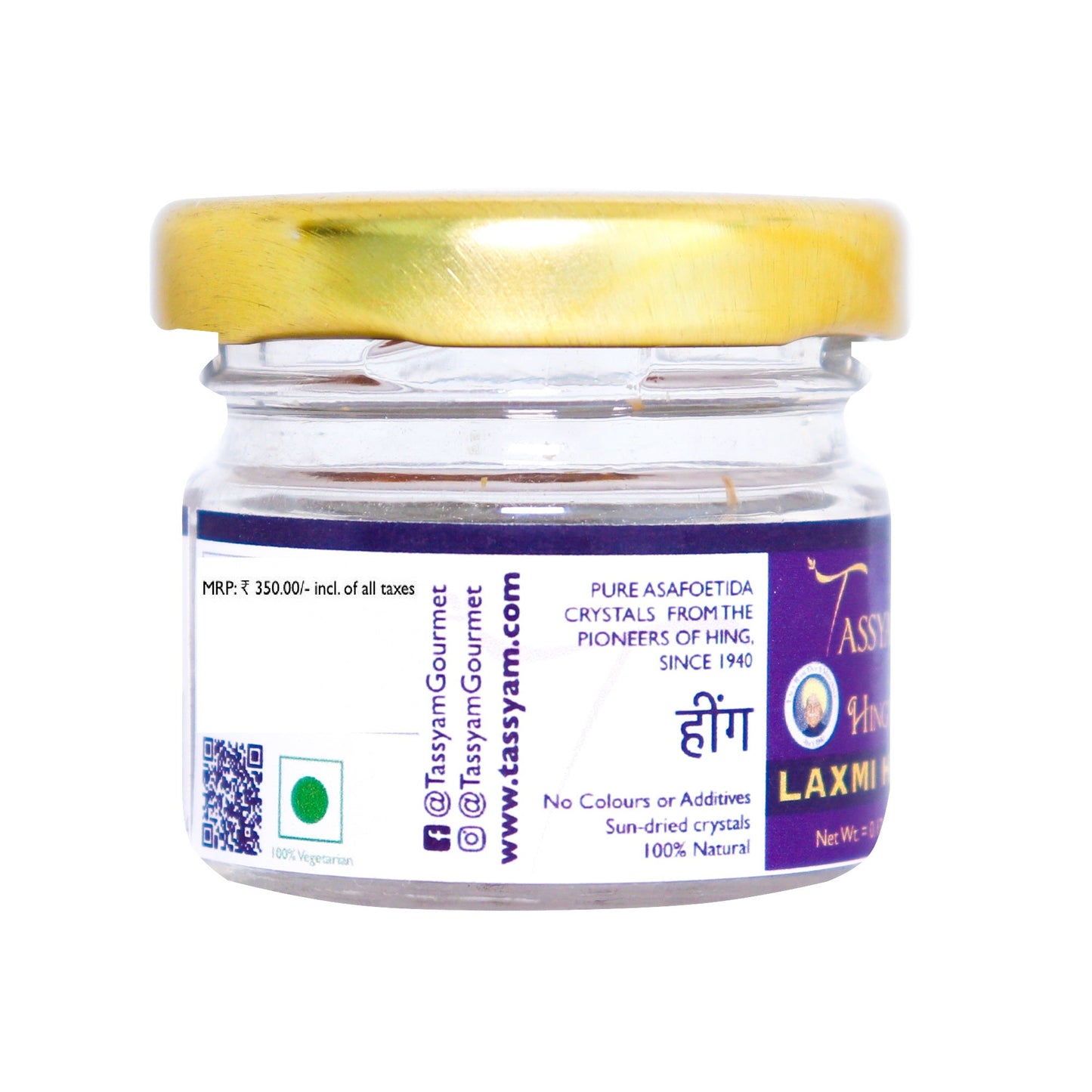 Laxmi Chand Strong Raw Hing Crystals - Tassyam Organics