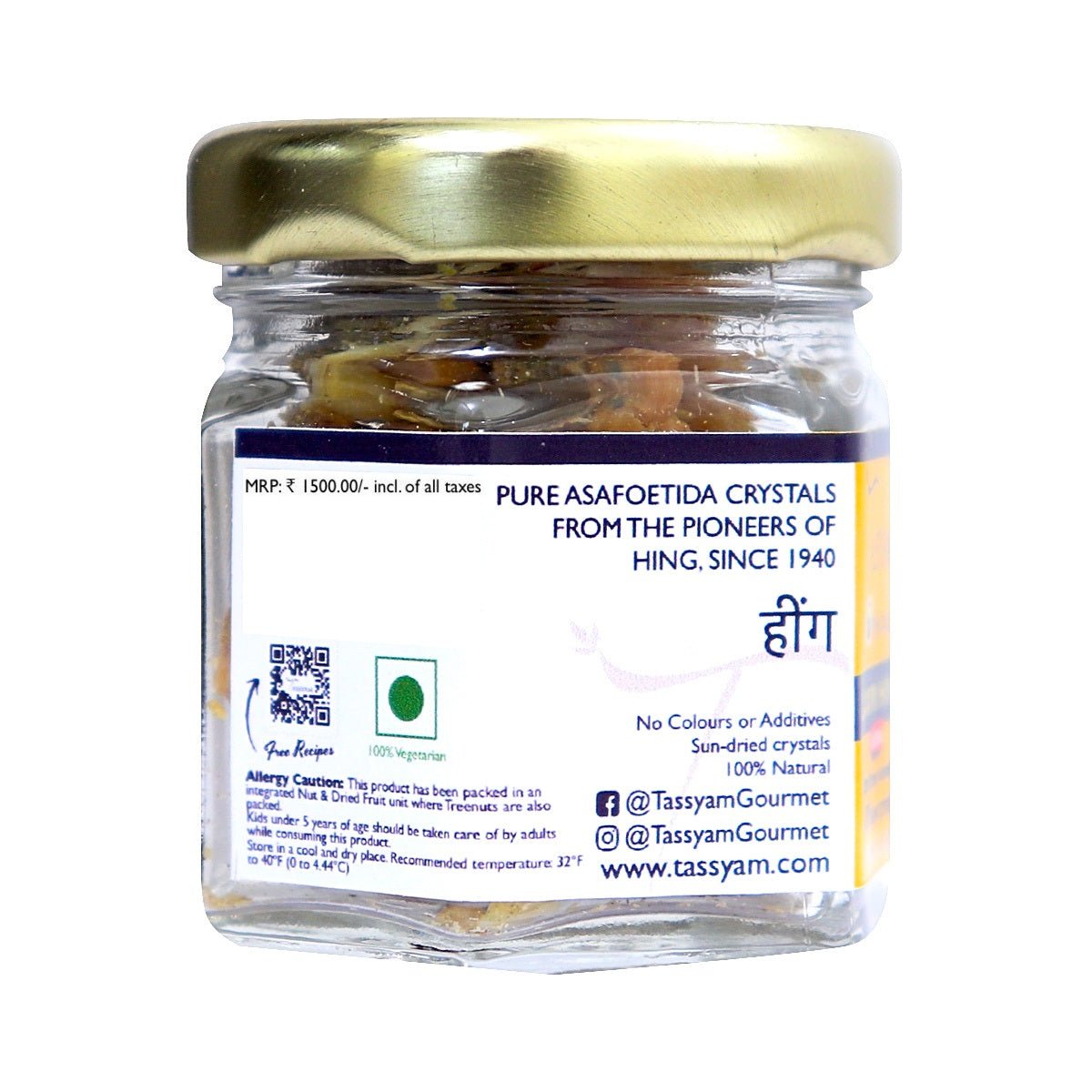 Laxmi Chand ULTRA Raw Hing Crystals - Tassyam Organics