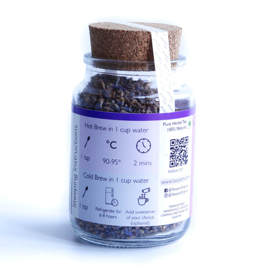 Lush Lavender Buds Herbal Tea - Tassyam Organics