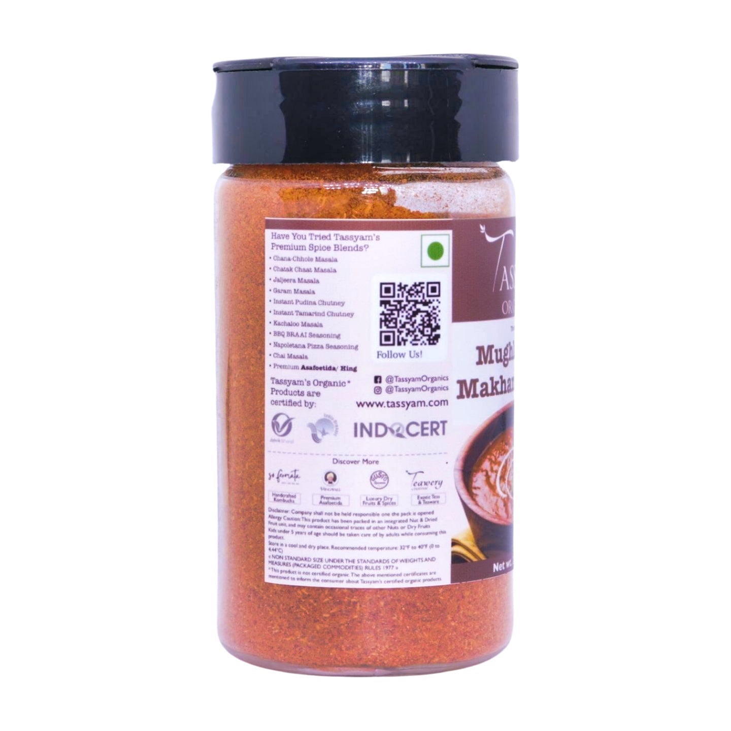 Mughlai Daal Makhani Masala - Tassyam Organics