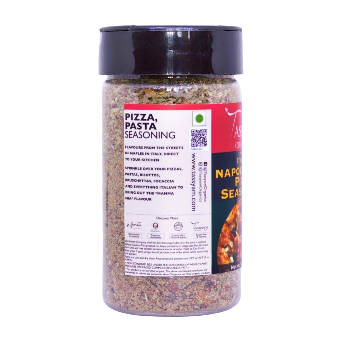 Napoletana Pizza Seasoning - Tassyam Organics