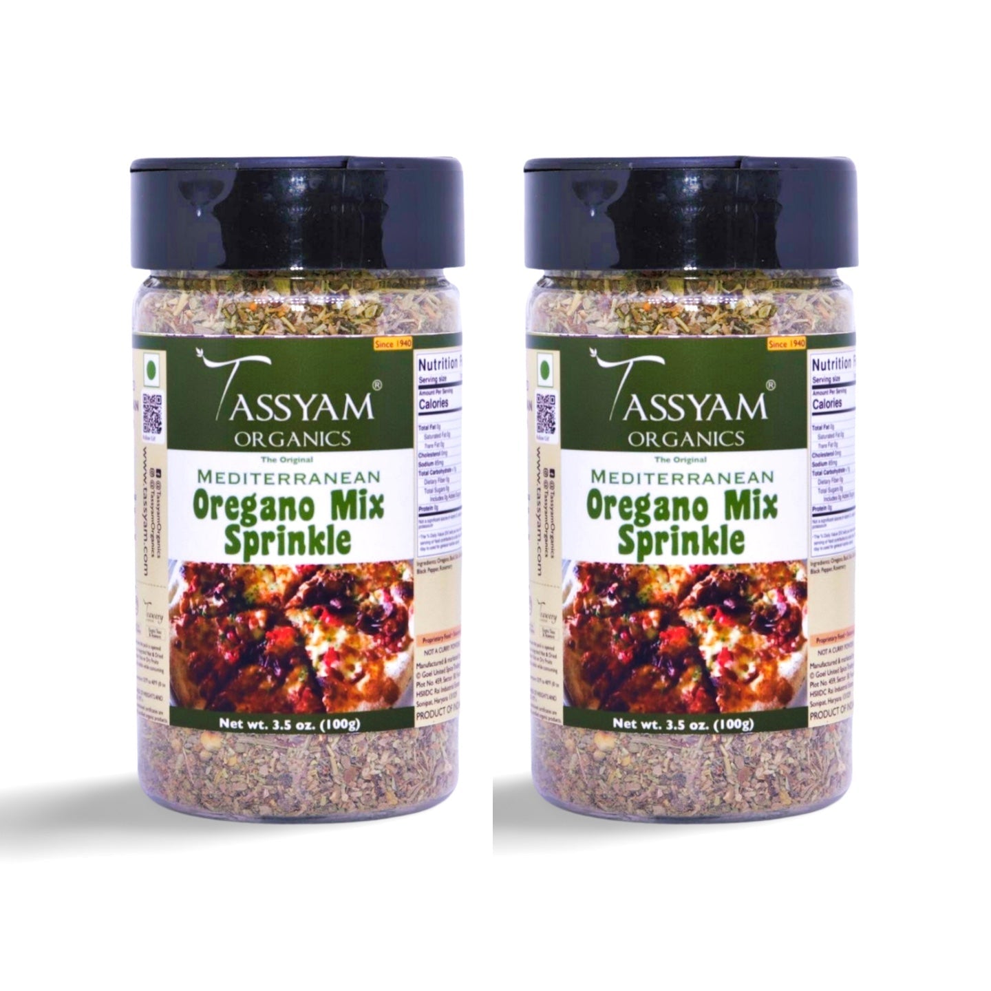 Oregano Mix Sprinkle Seasoning - Tassyam Organics