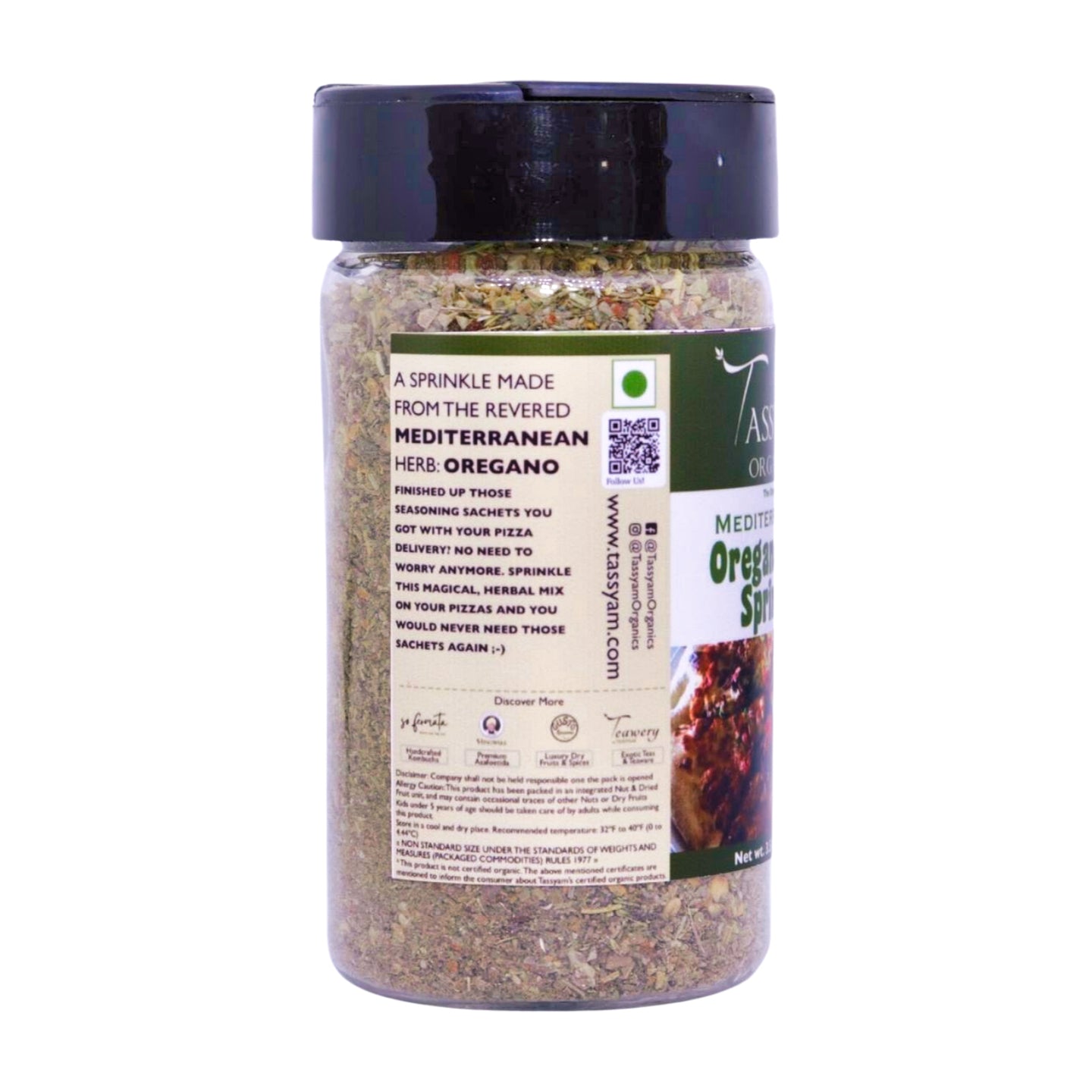 Oregano Mix Sprinkle Seasoning - Tassyam Organics
