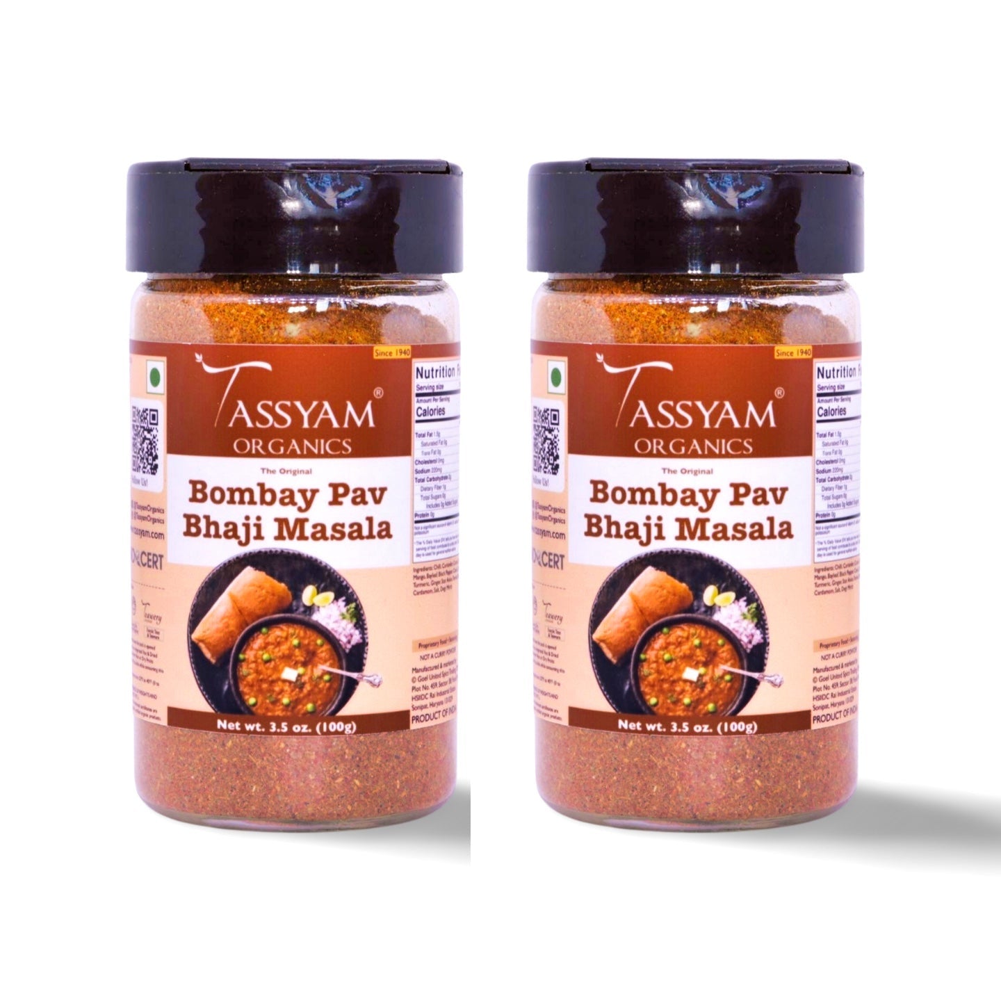 Pav Bhaji Masala - Tassyam Organics