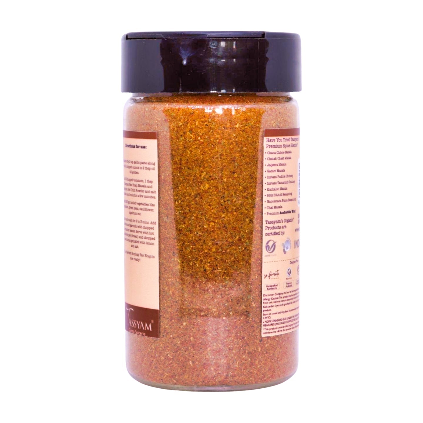 Pav Bhaji Masala - Tassyam Organics