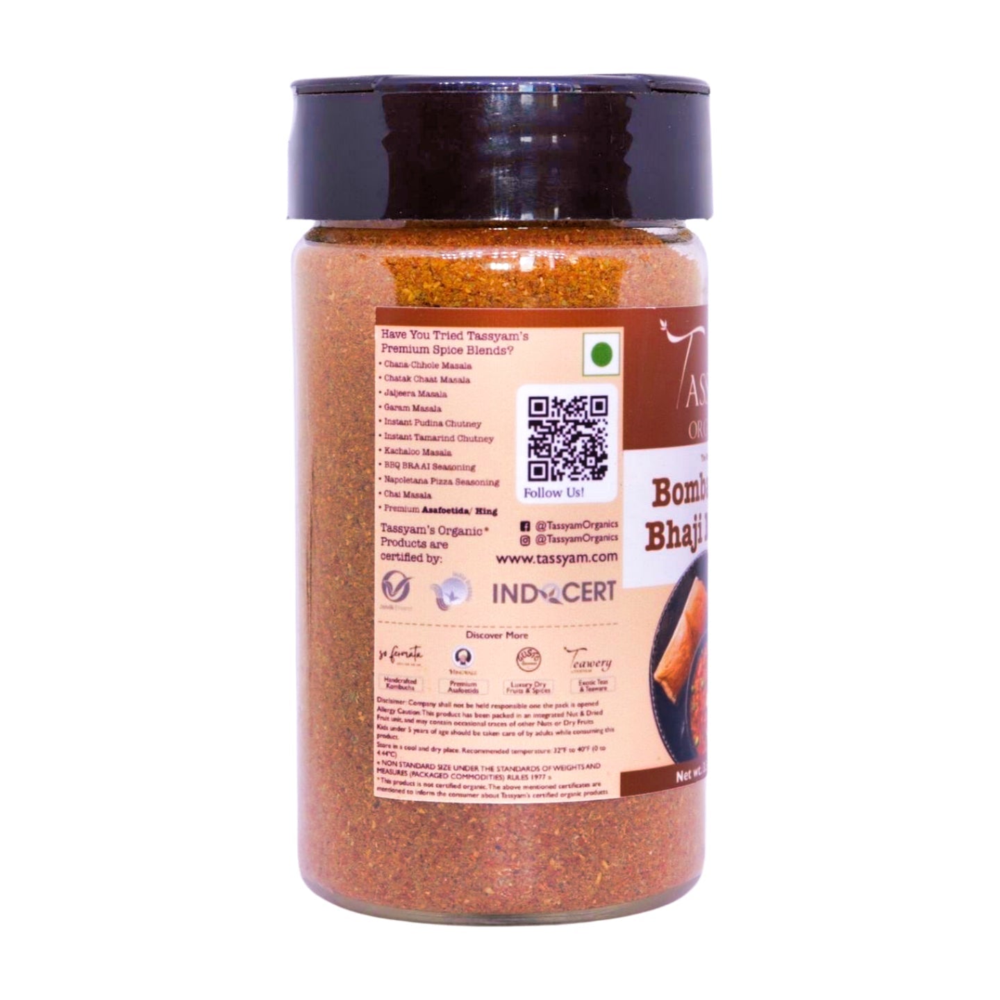 Pav Bhaji Masala - Tassyam Organics