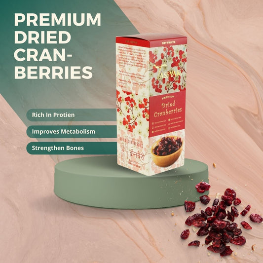 Premium Imported Dried Cranberries - Tassyam Organics