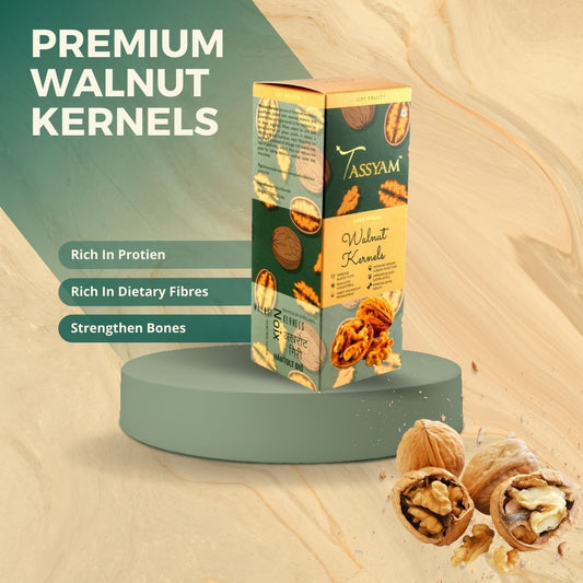 Premium Imported Walnuts Akhrot - Tassyam Organics