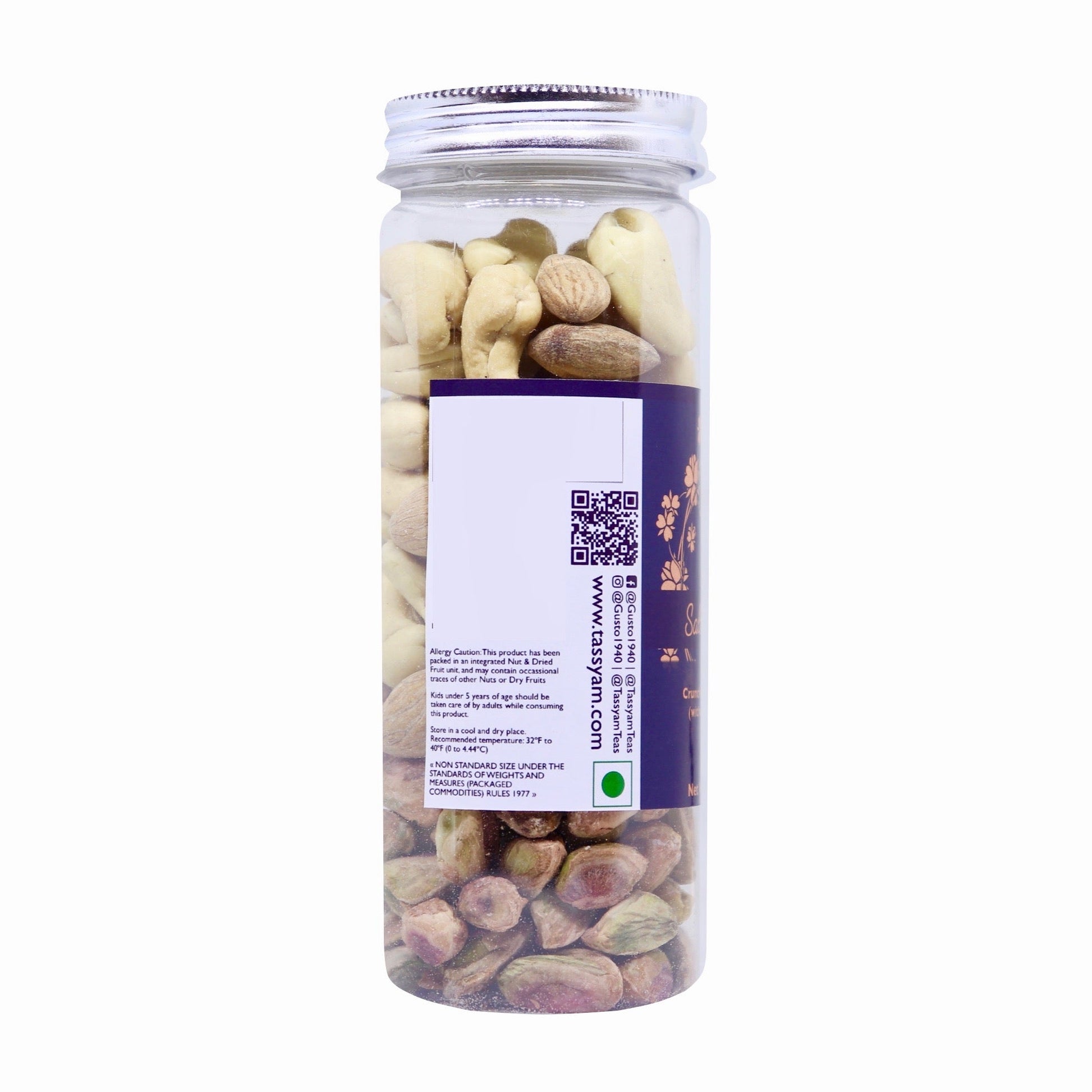 Premium Salted Nut Mix (150g) - Tassyam Organics