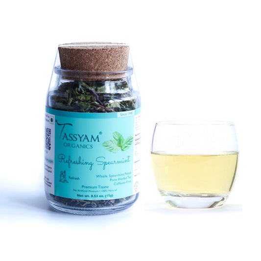 Refreshing Spearmint Herbal Tea - Tassyam Organics