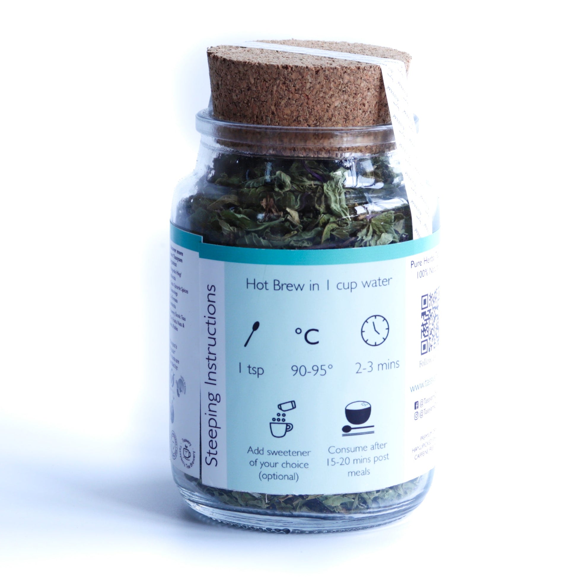 Refreshing Spearmint Herbal Tea - Tassyam Organics
