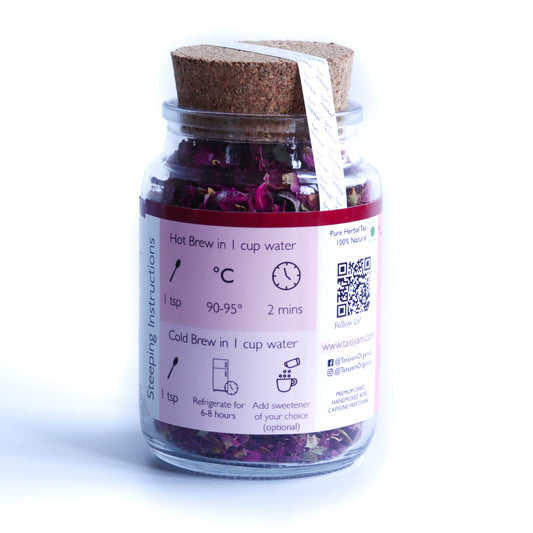 Rose Royale Herbal Tea - Tassyam Organics