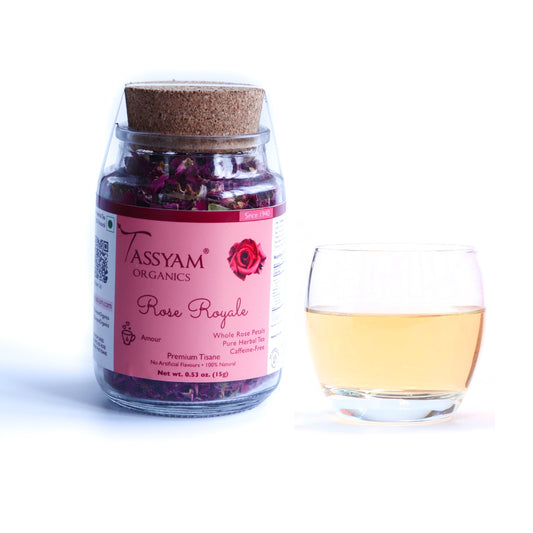 Rose Royale Herbal Tea - Tassyam Organics