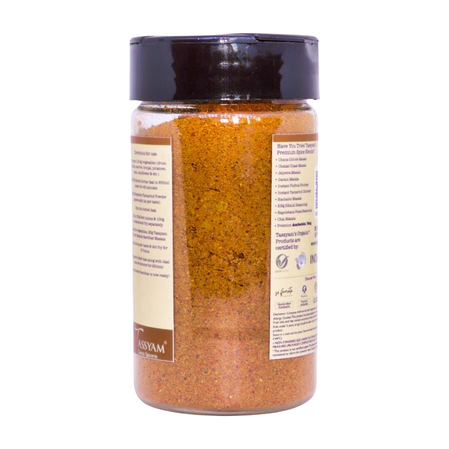 South Special Sambhar Masala - Tassyam Organics