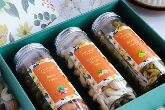 Sunshine Gift Set of Rich Dry Fruits - Tassyam Organics