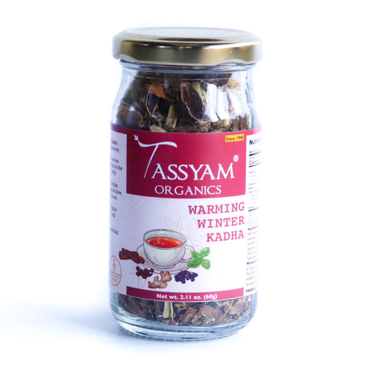 Warming Winter Kadha 60g | with Mulethi, Spices & Jadibootis - Tassyam Organics