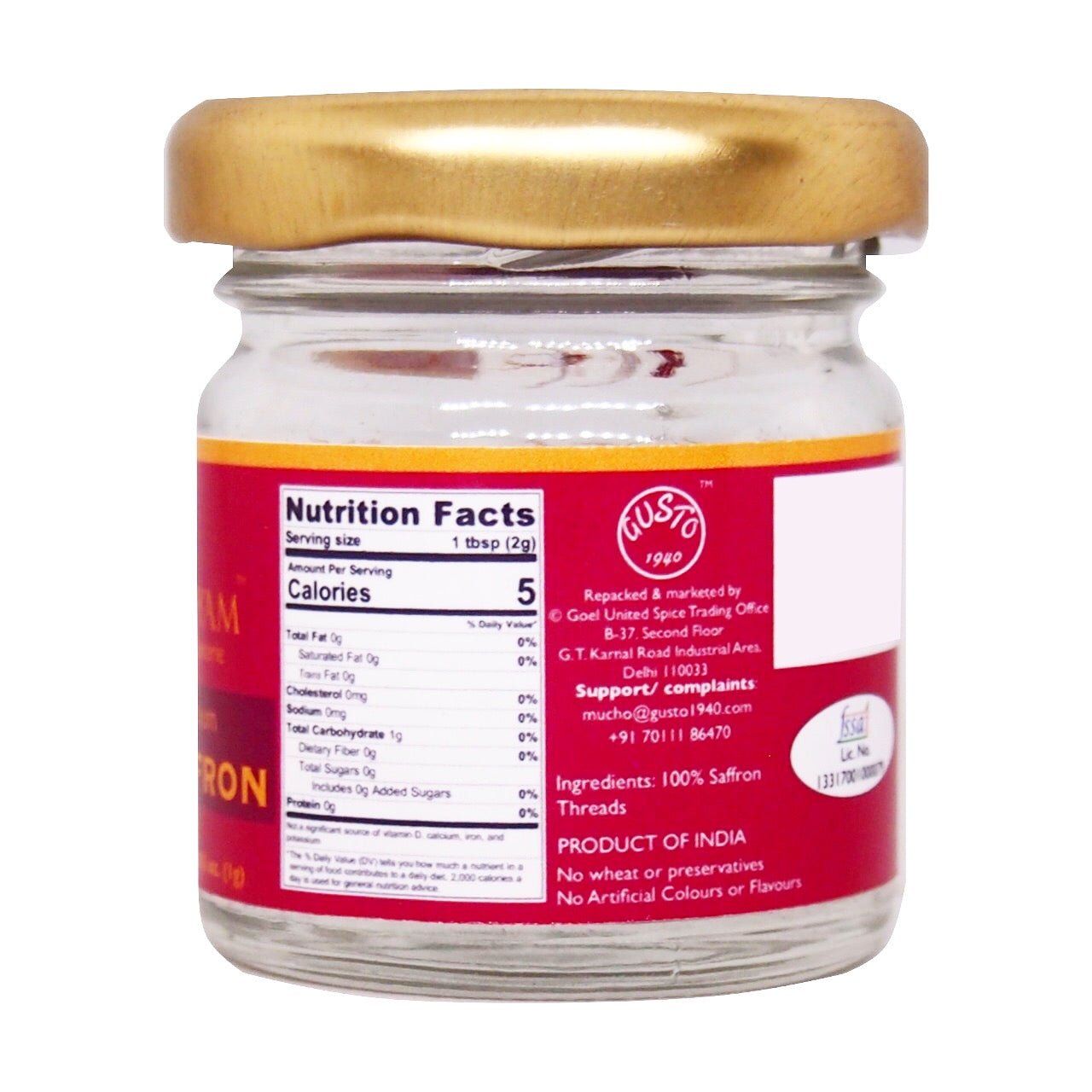 A Grade Saffron Strands - Tassyam Organics
