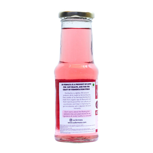 Artisanal Kombucha - Hibiscus (Caffeine Free) - Tassyam Organics