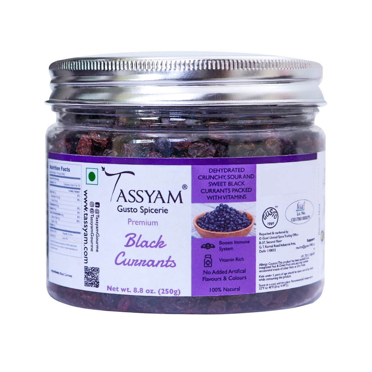Black Currants - Tassyam Organics