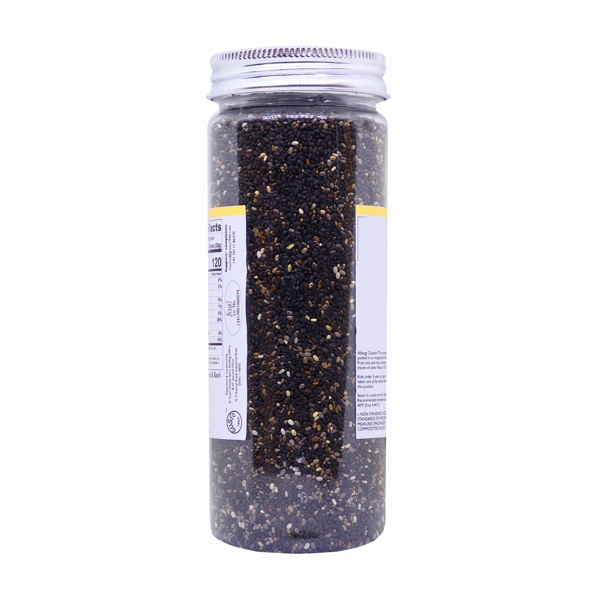 Bubble Seeds - Chia & Basil Seed Mix (200g) - Tassyam Organics