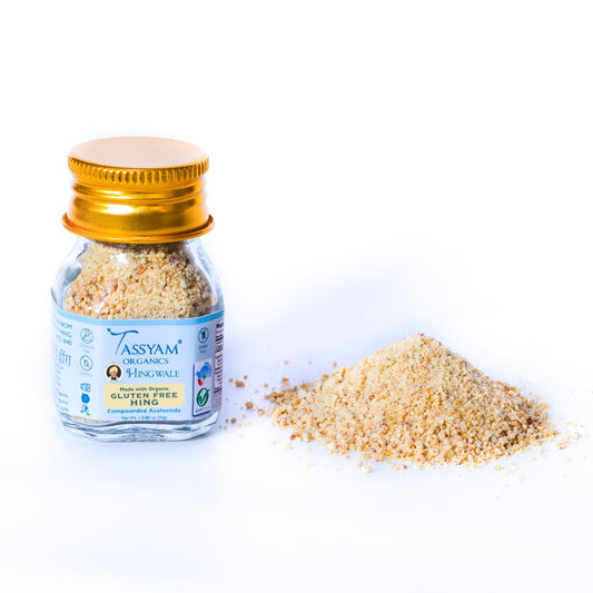 Certified Organic Gluten Free Hing 25g - Tassyam Organics