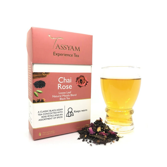 Chai Rose Black Tea - Tassyam Organics