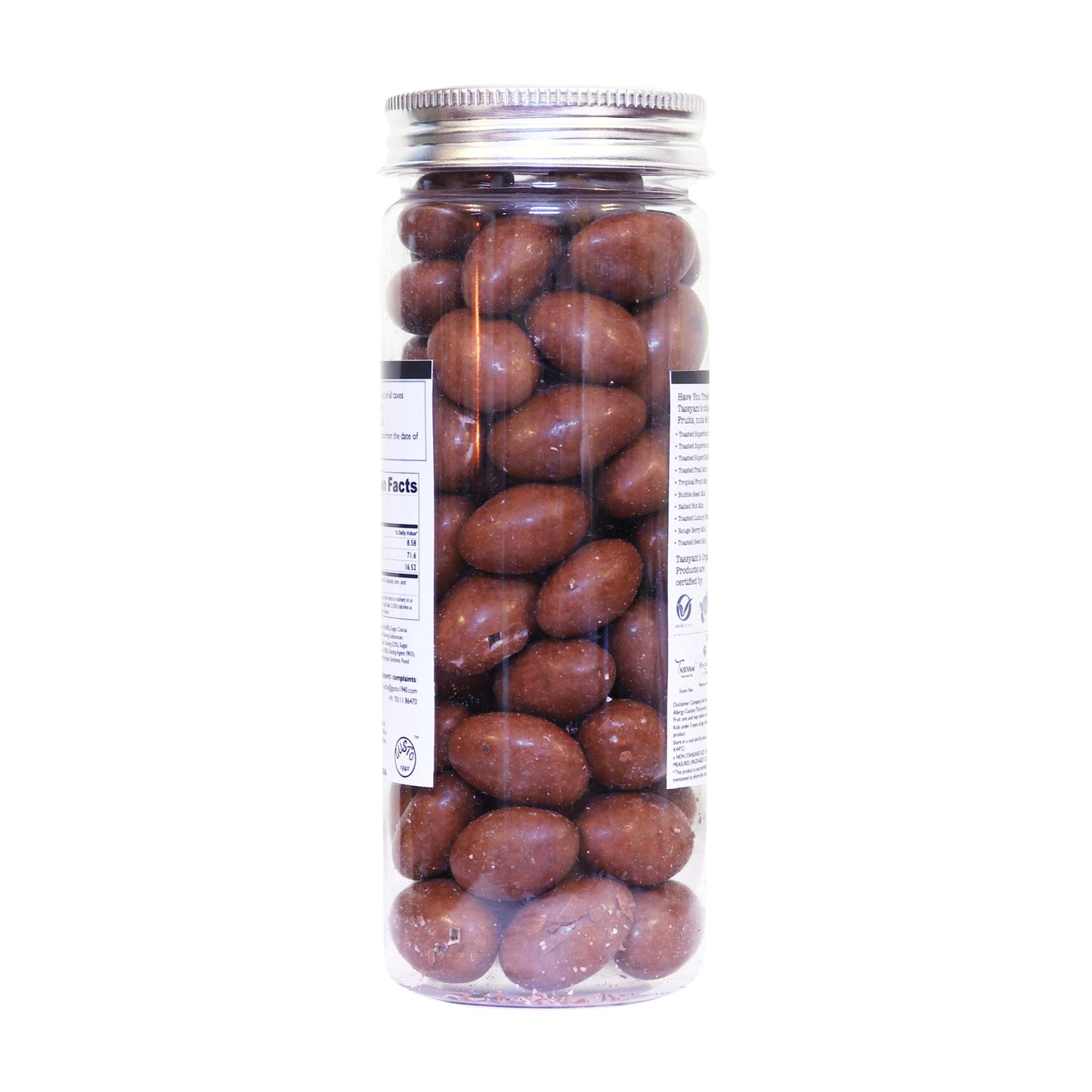 Chocolate Coated Almonds 200g - Tassyam Organics