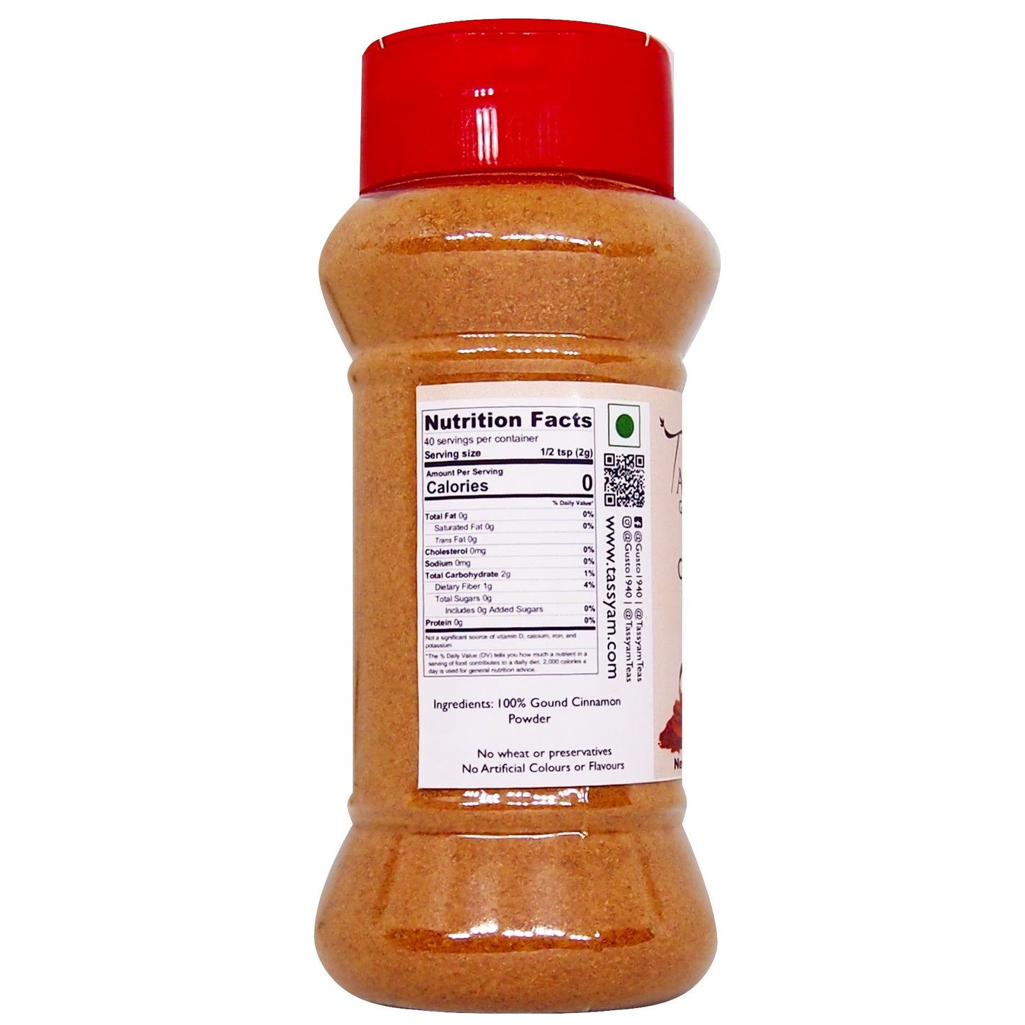 Cinnamon Powder 80g - Tassyam Organics
