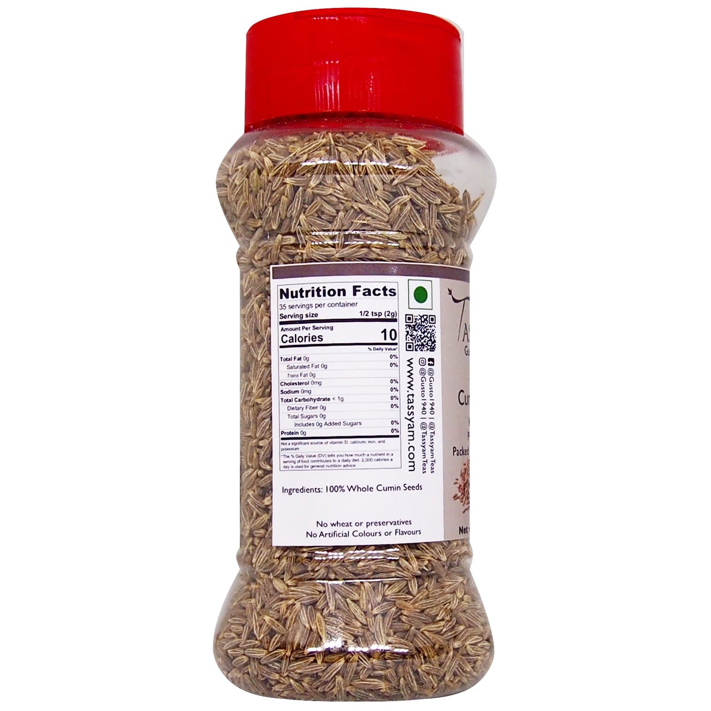 Cumin Seeds - Tassyam Organics