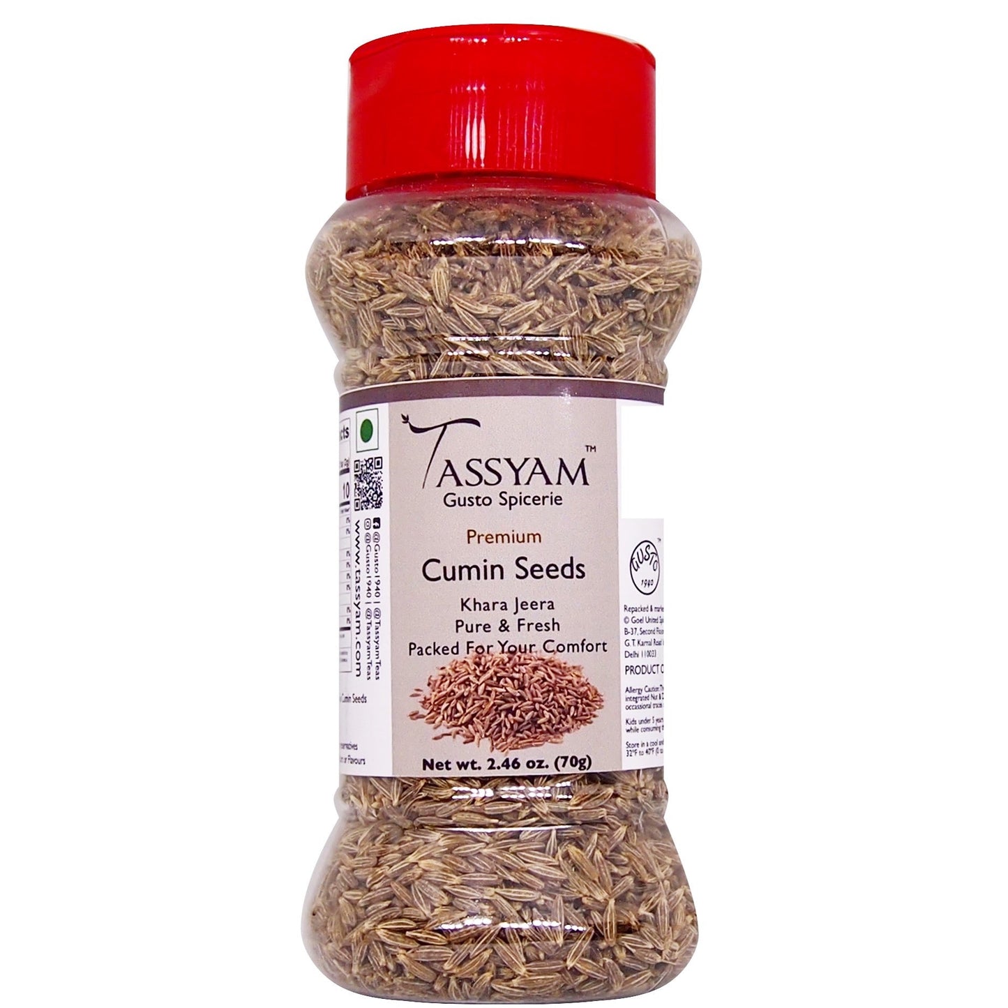Cumin Seeds - Tassyam Organics