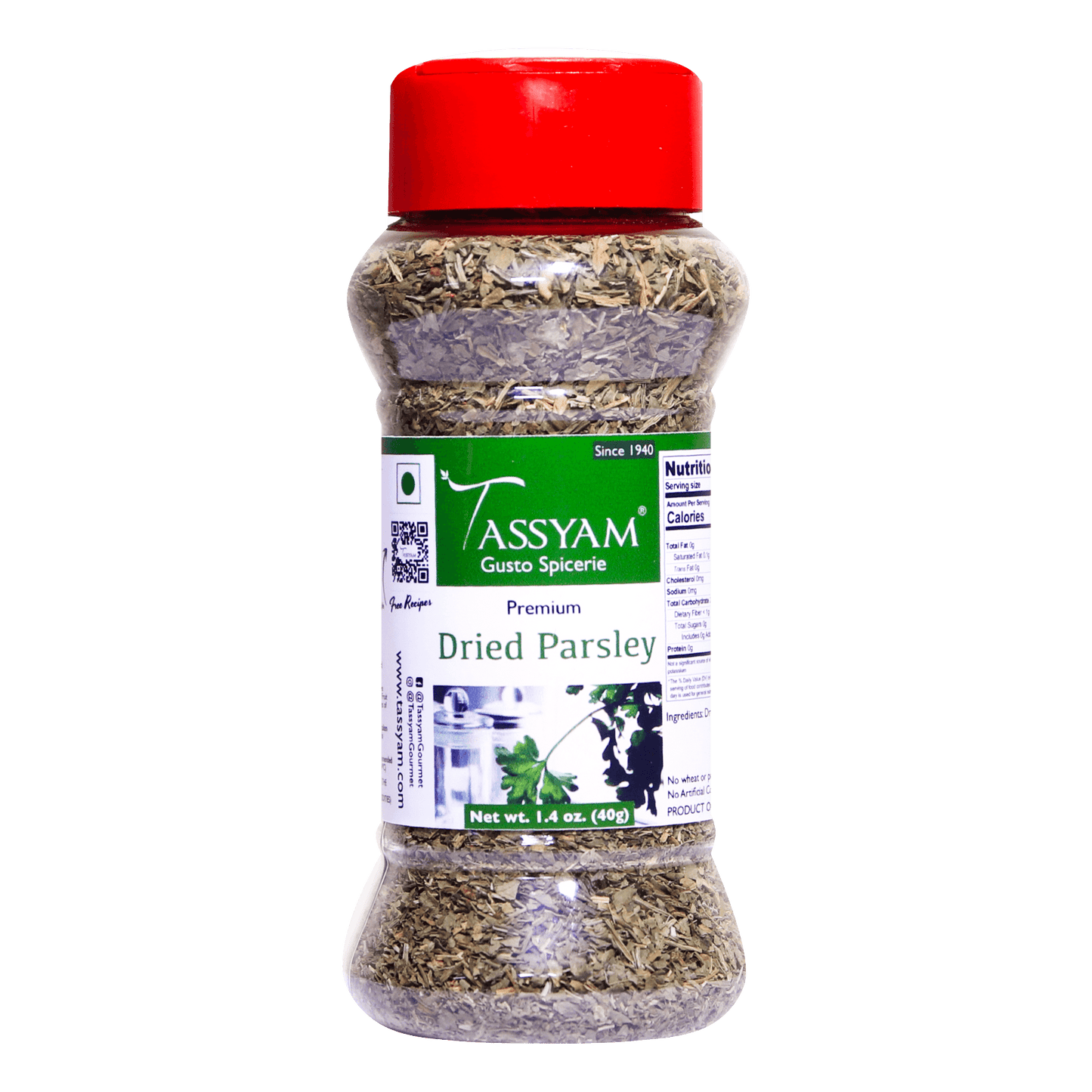 Dried Parsley 40g - Tassyam Organics