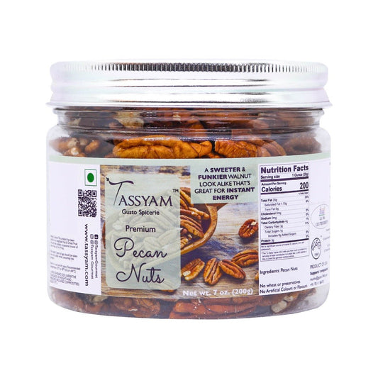 Exotic Pecan Nuts 200g - Tassyam Organics