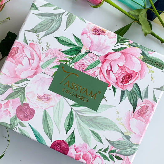 Fleur Pastel Gift Set of Rich Salted Dry Fruits - Tassyam Organics
