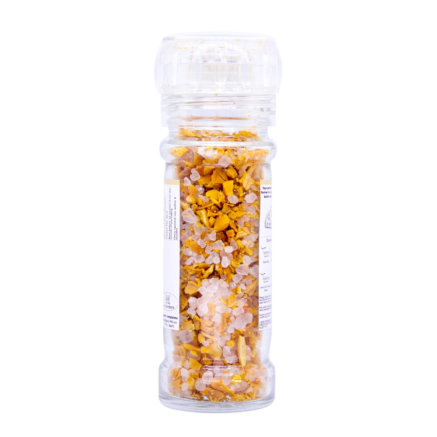 Garlic Salt 85g Grinder Bottle - Tassyam Organics
