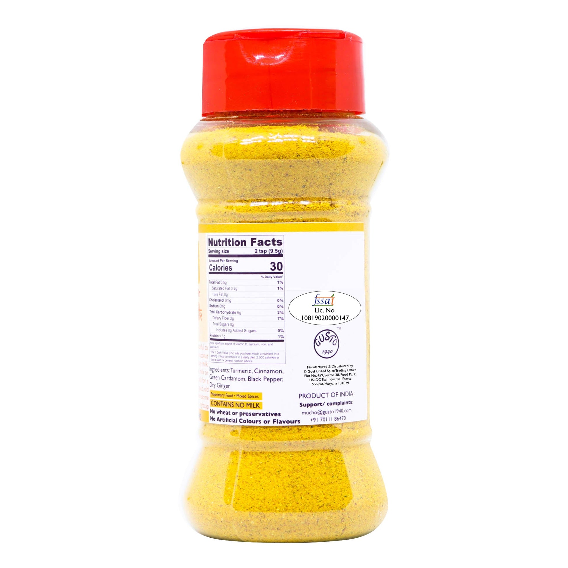 Golden Milk Turmeric Latte (unsweetened) 80g - Tassyam Organics