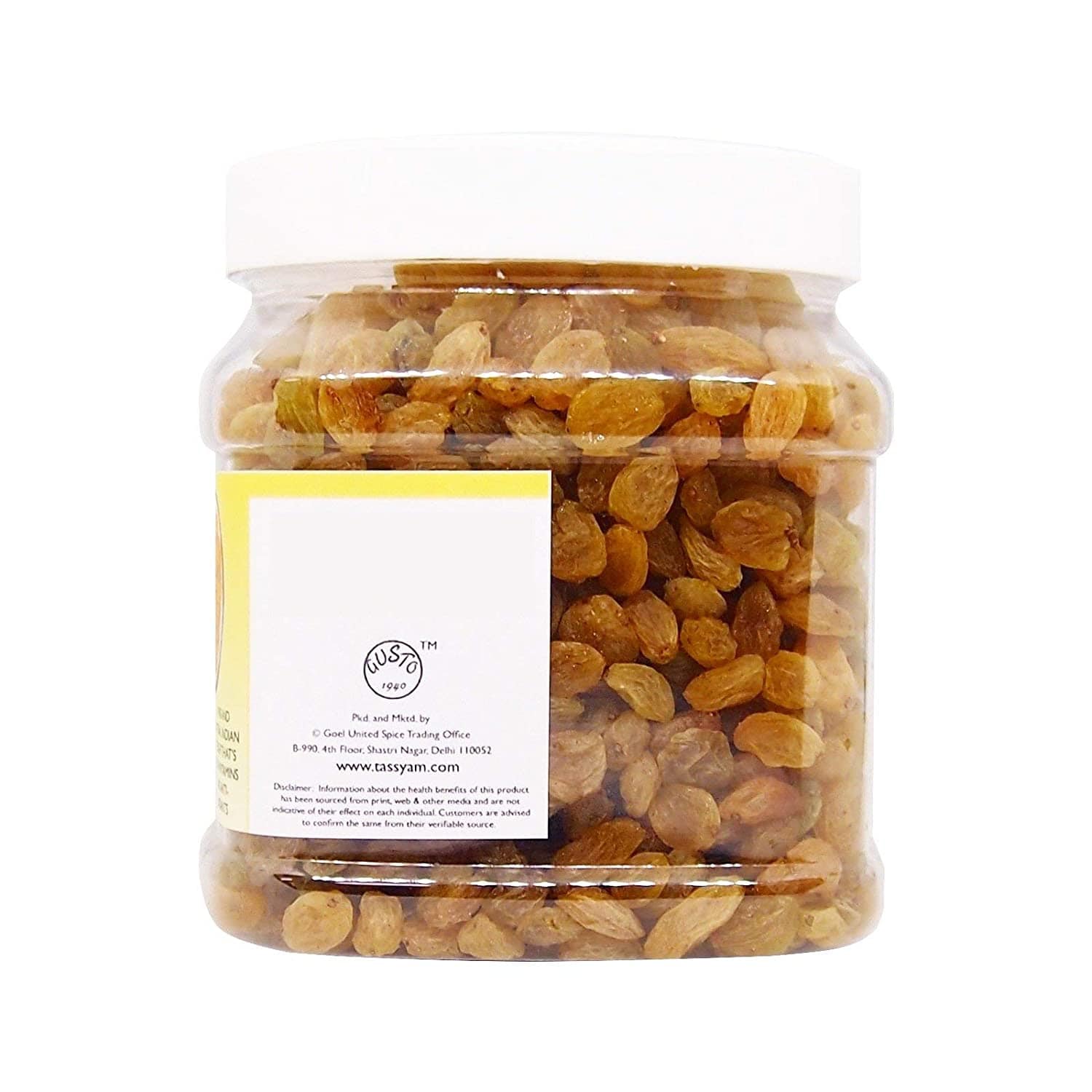 Golden Raisins - Tassyam Organics