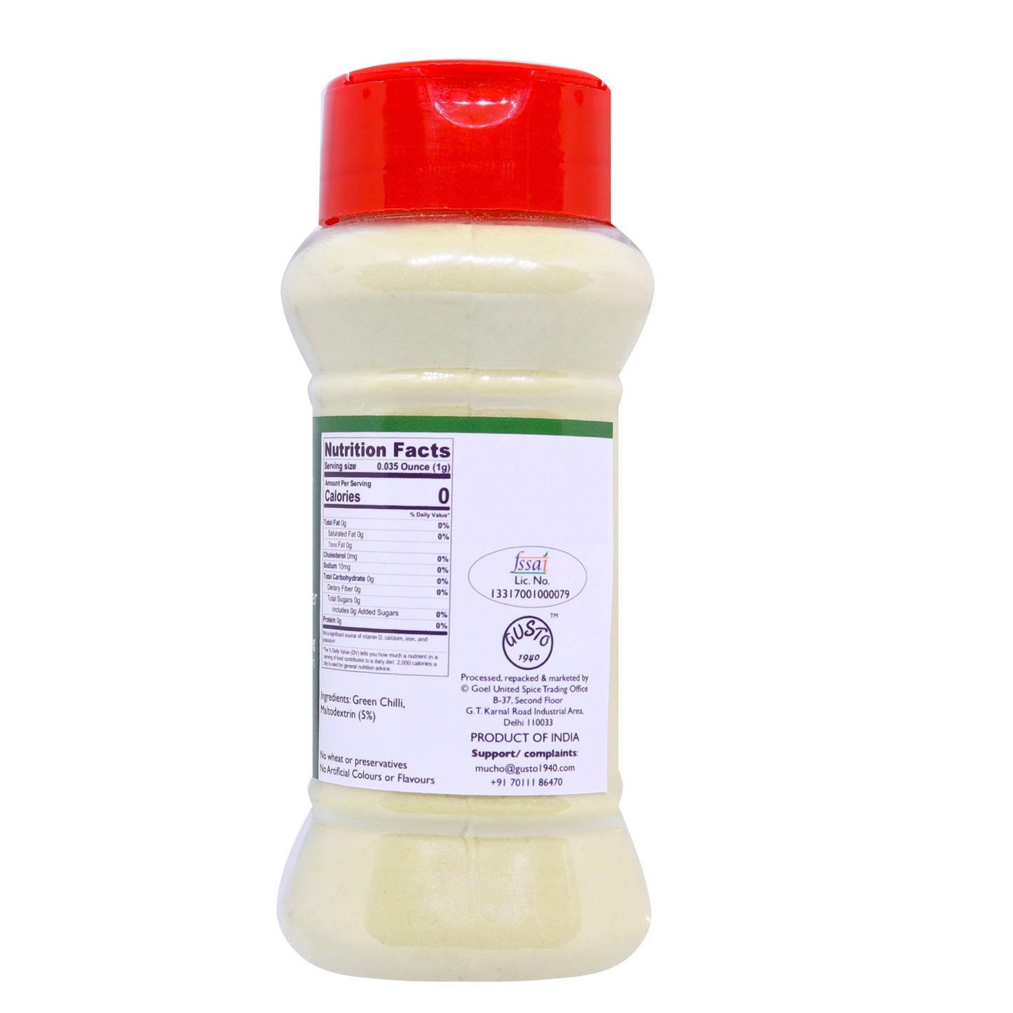 Green Chilli Powder - Tassyam Organics