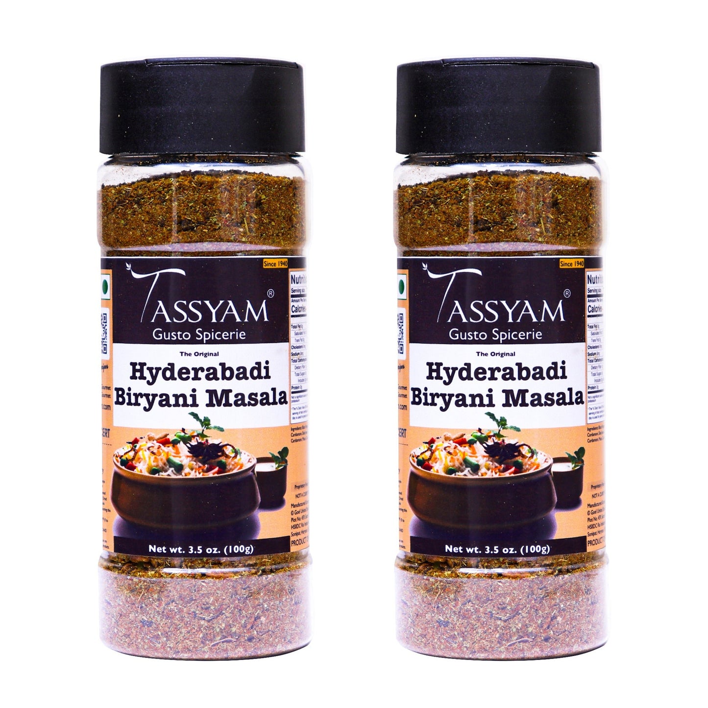Handpounded Hyderabadi Biryani Masala - Tassyam Organics