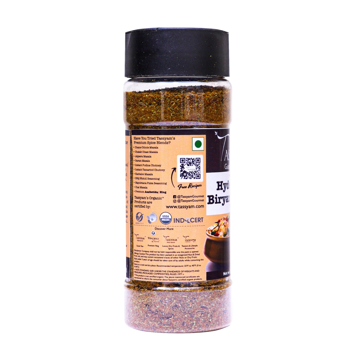 Handpounded Hyderabadi Biryani Masala - Tassyam Organics