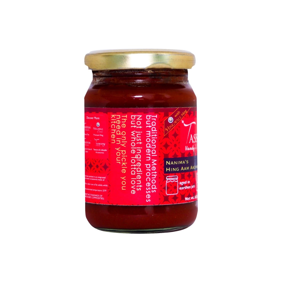 Hing Aam Aachaar (Oil Free) - Tassyam Organics